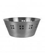 Stainless Steel Bread Basket/Fruit Bowl 24 x 13cm